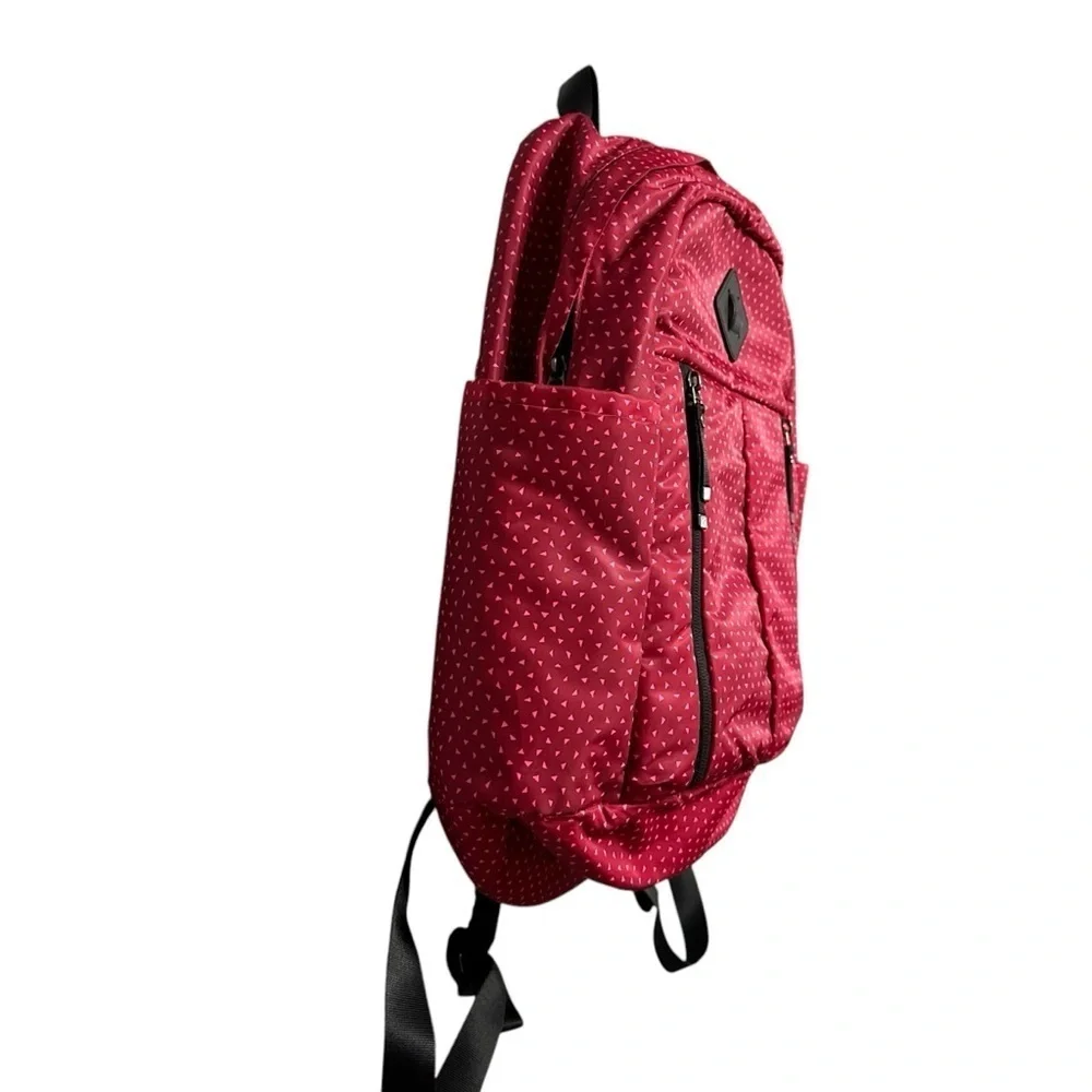 Nike Girl's Auralux Printed Noble Red/Pink/Black Backpack School Utility Sports